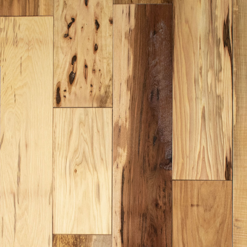 Wood Floors Plus Solid Domestic, Natural Hickory Hardwood Flooring