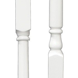 Discontinued Stair Parts Baluster 5141 Primed White 34 inch Square Top