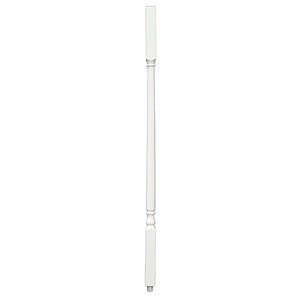 Discontinued Stair Parts Baluster 5141 Primed White 34 inch Square Top