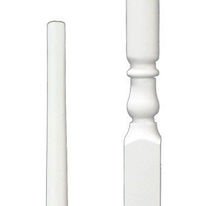 Stair Parts Baluster 5015 Primed White 36 inch Pintop