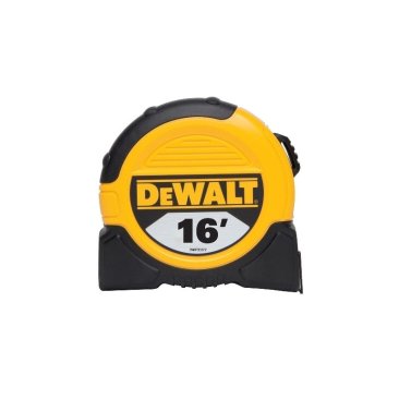 DEWALT 1 1/8inch x 16ft Short Tape, 10ft stand out