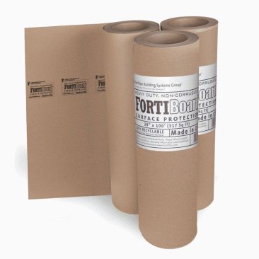 Fortifiber Fortiboard Surface Protection 38 inch x 100 feet 317 sf/roll