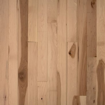 Clearance Solid Hardwood Hickory Country Natural 10055007 3/4 inch x 3 1/4 inch 22 sf/ctn CABIN GRADE