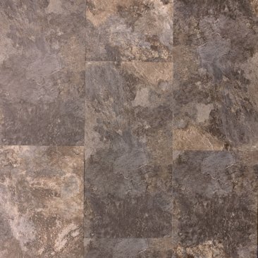 Clearance Vinyl Tile Peel and Stick AW021451 River Slate Heather Brown 12 inch x 24 inch 30 sf/ctn