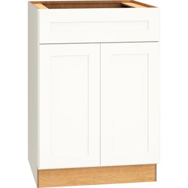 Discontinued Ivory Shaker Base Cabinet 24 inch must be assembled