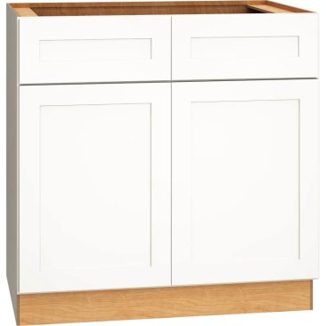 Ivory Shaker Sink Base Cabinet 36 inch must be assembled