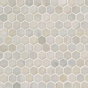 MSI Mosaic Greecian White 1 inch Hexagon Polished