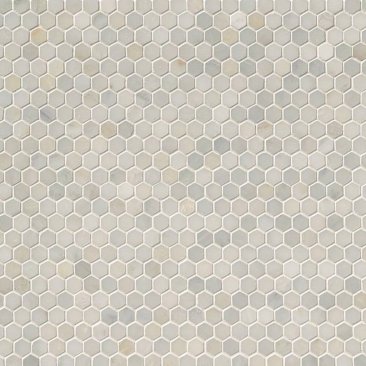 MSI Mosaic Greecian White 1 inch Hexagon Polished