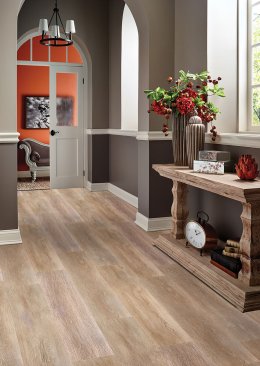 Waterproof Hybrid Laminate Brockton 7.72 in x 48 inch x 10 mm with 2mm Attached Pad 17.95 sf/ctn
