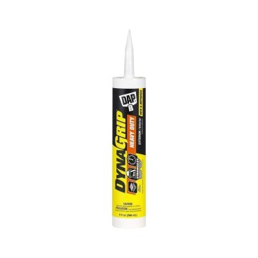 DAP 27509 10oz Dynagrip Heavy Duty Construction Adhesive  - For use on Vinyl Products