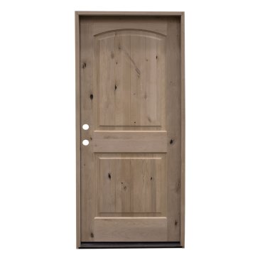 Discontinued Door Exterior Alder 2P Arch Top 36 inch x 80 inch Right Hand