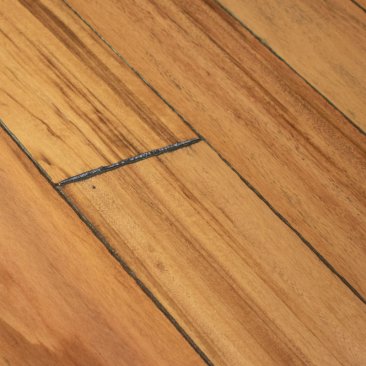 Clearance Engineered Hardwood Tigerwood Natural Handscraped 1/2 inch x 5 inch 30.03 sf/ctn