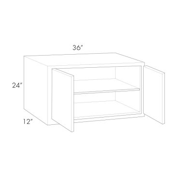 Wolf Hanover Steel Wall Cabinet 36w x 24h