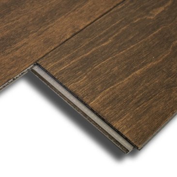 Clearance Engineered (HDPC Core) Hardwood 711026 Birch Suede Leather 7 mm x 5 inch 16.68 sf/ctn