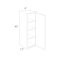 Wolf Hanover Steel Wall Cabinet 9w x 42h