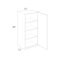 Wolf Hanover Steel Wall Cabinet 15w x 42h