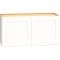 Ivory Shaker Wall Cabinet 30w x 15h must be assembled