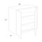 Ivory Shaker Wall Cabinet 30w x 30h must be assembled
