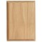 Stair Parts Rosette Rectangle T-204 Unfinished Red Oak